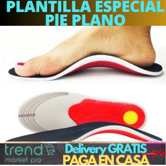 PLANTILLA ORTOPEDICA PIE PLANO