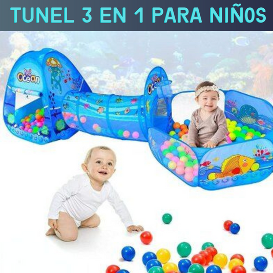 Tunel 3 en 1 para Niños